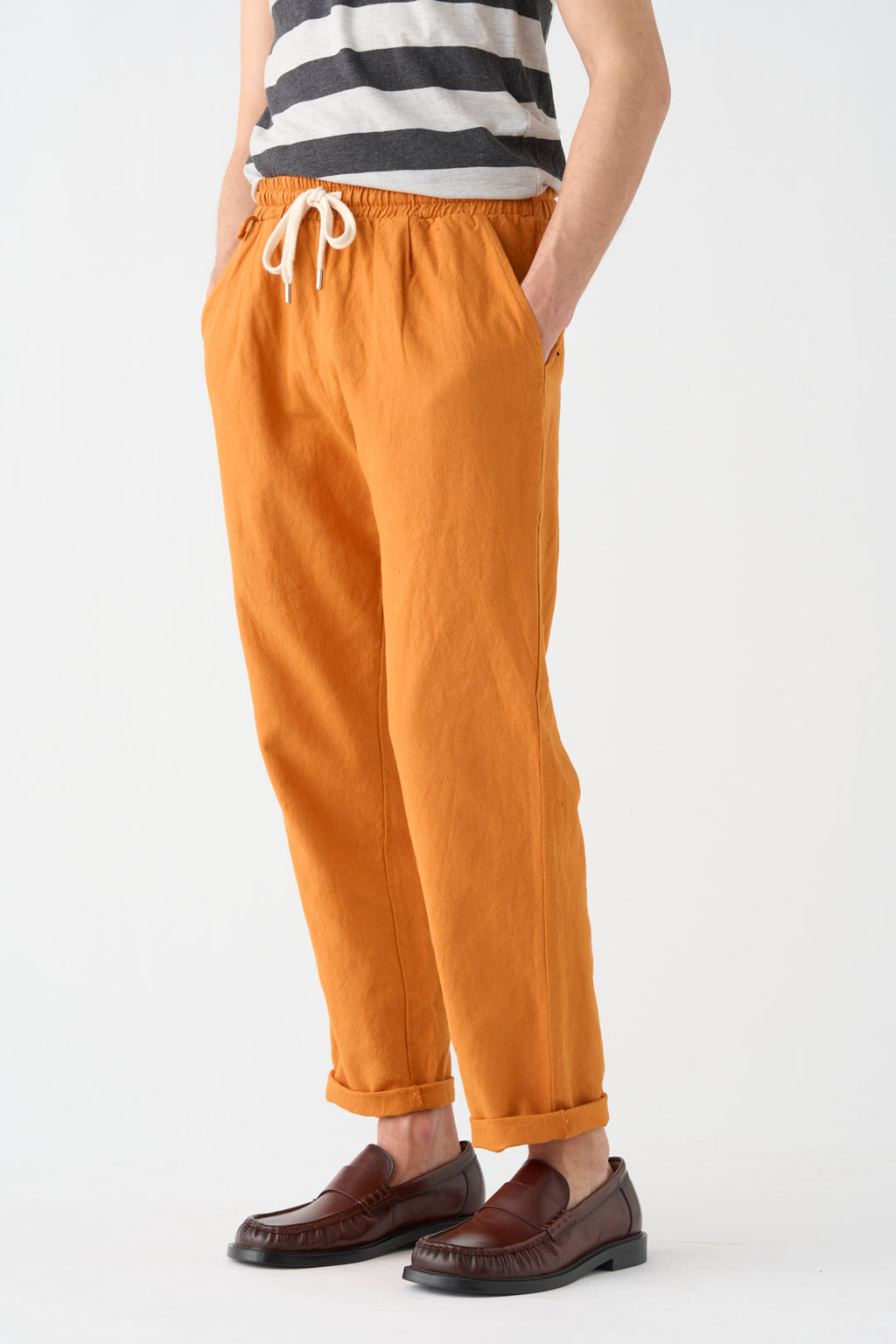 Tangerine worker pants