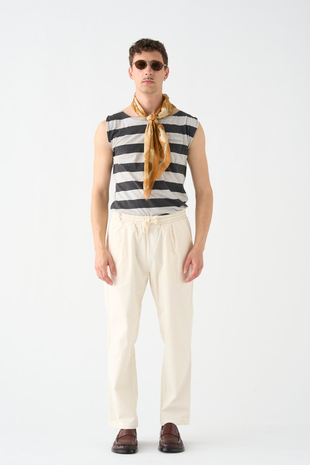 Natural worker trousers