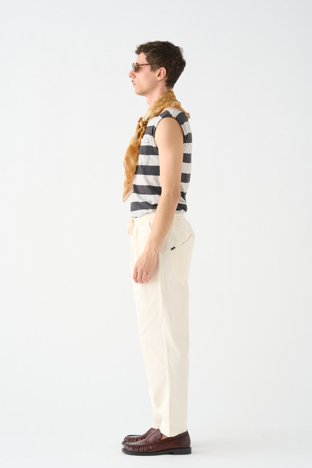 Natural worker trousers