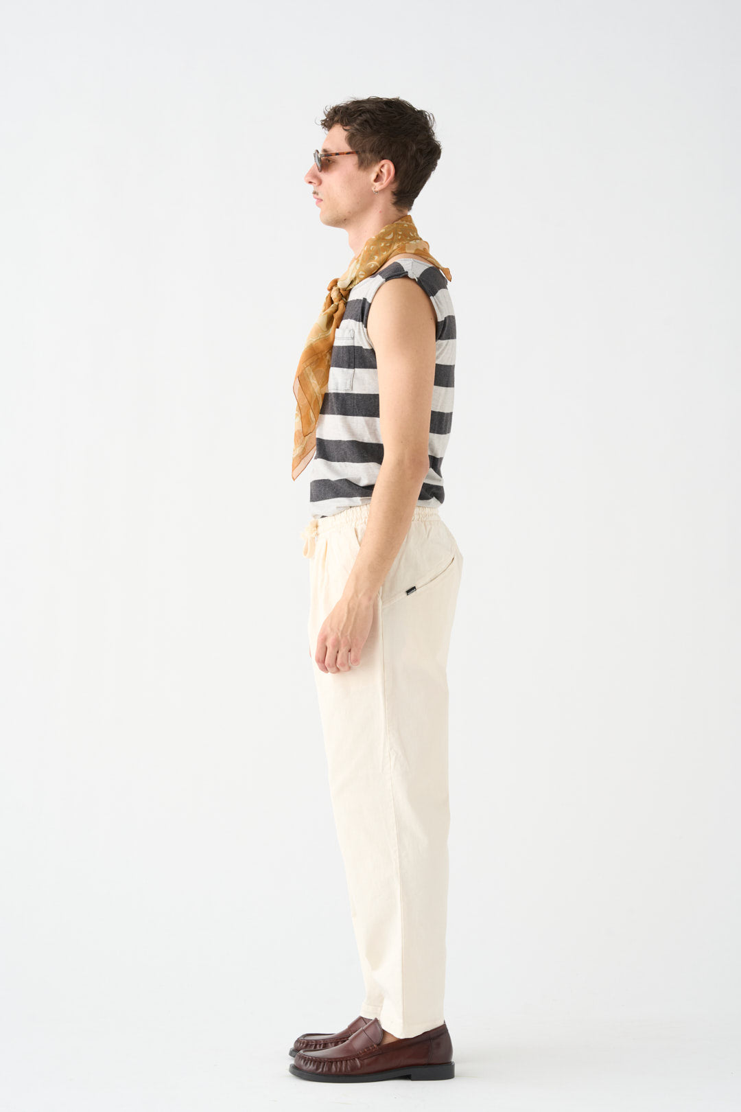 Natural worker trousers