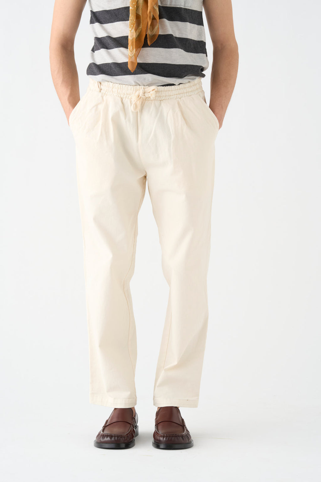 Natural worker trousers