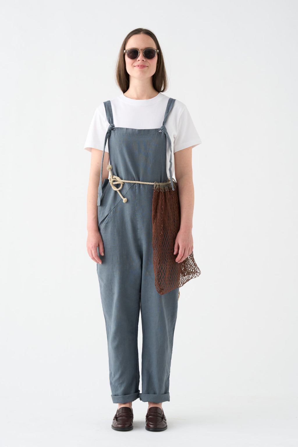 Gray overalls