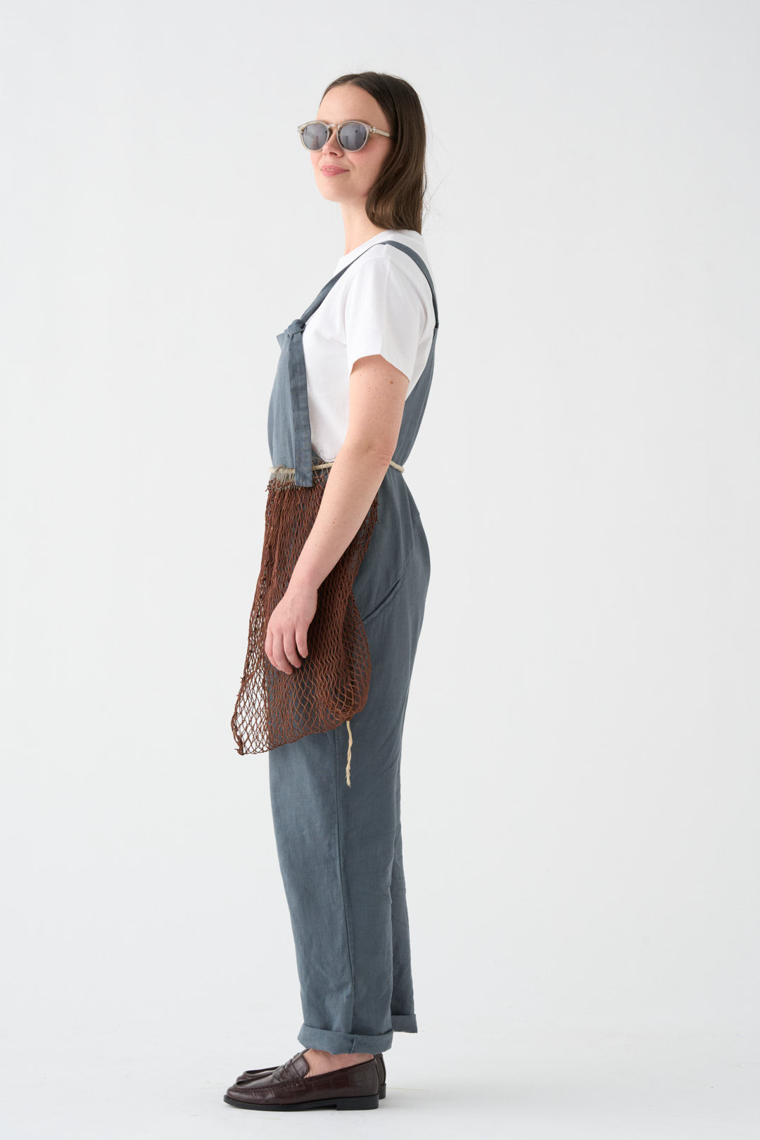 Gray overalls