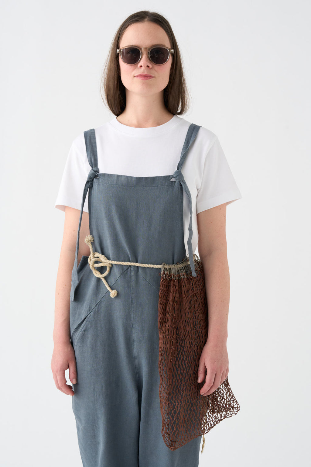 Gray overalls