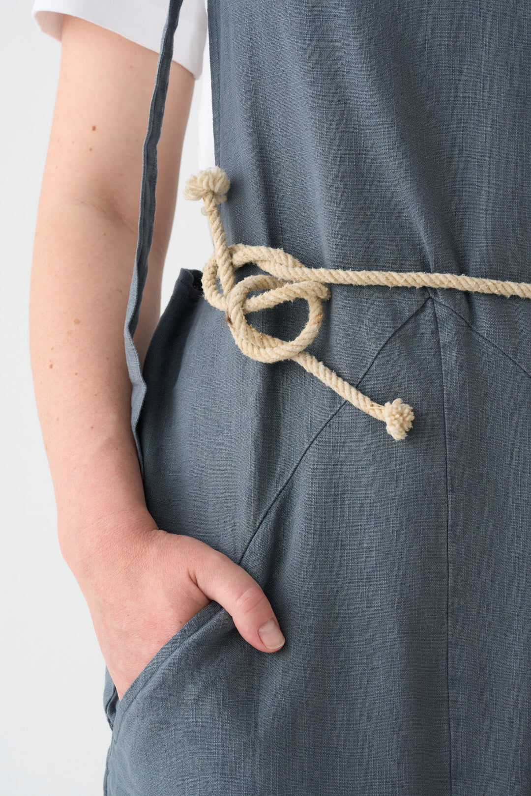 Gray overalls