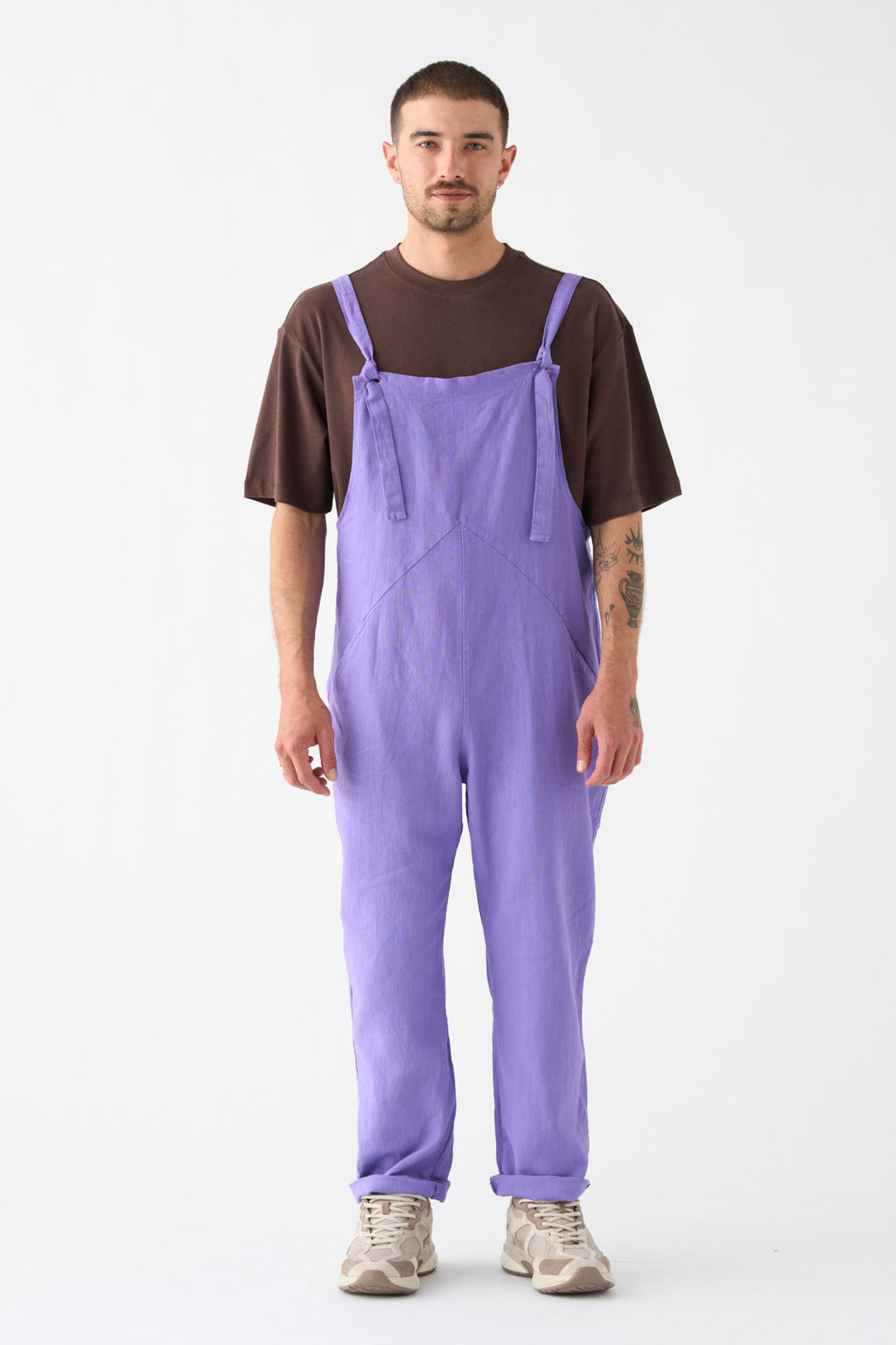 Lilac overalls