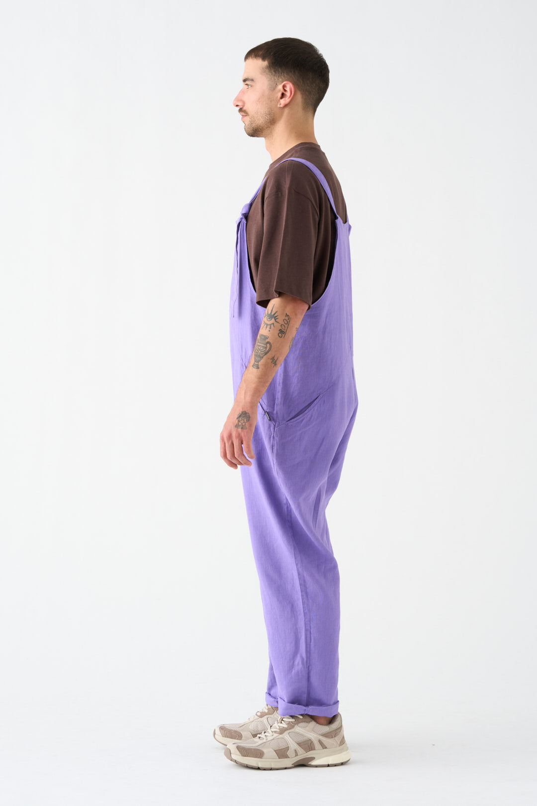 Lilac overalls