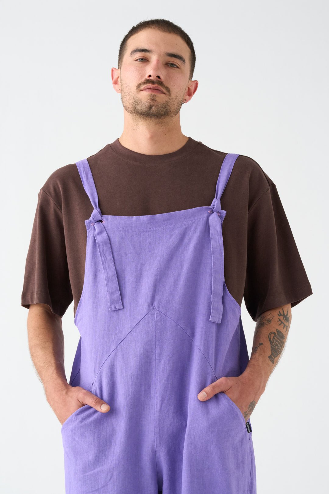 Lilac overalls