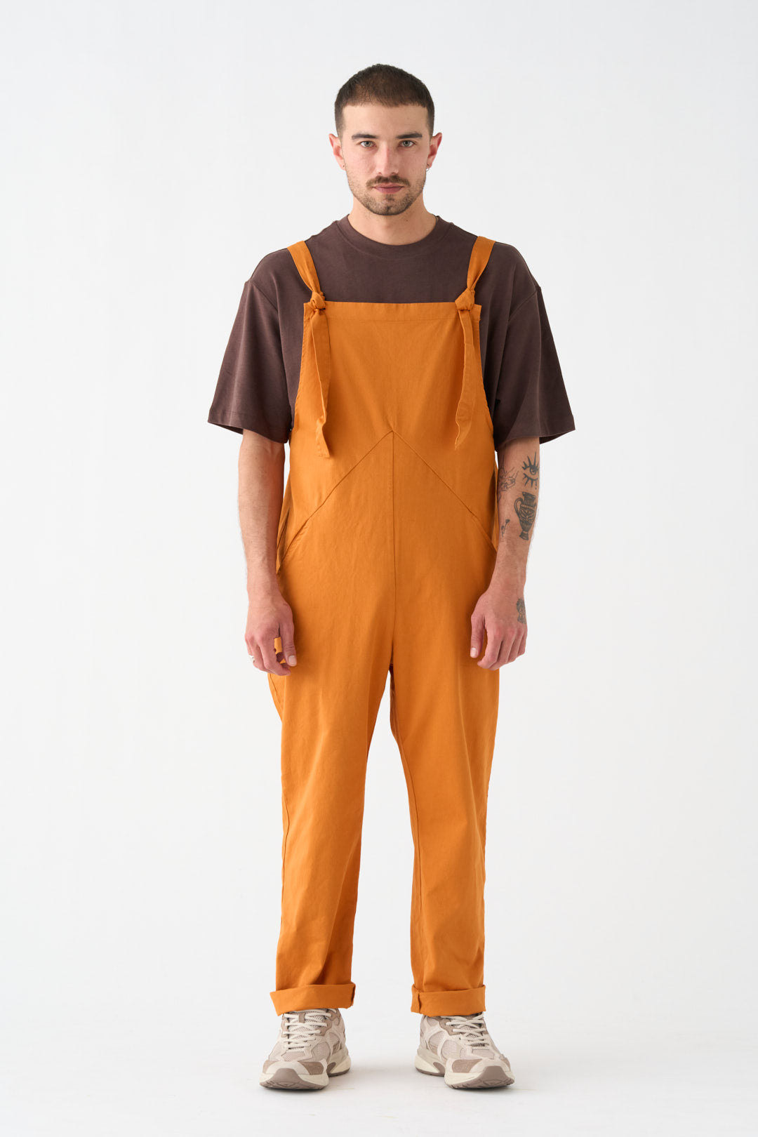 Orange overalls