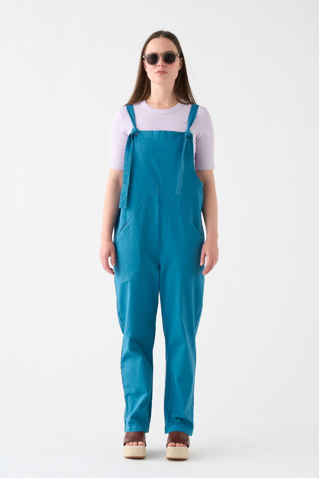 Petrol blue overalls