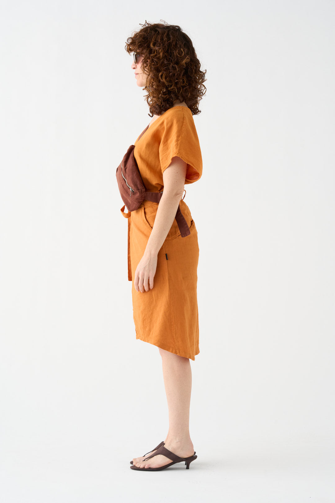 Brown fanny pack