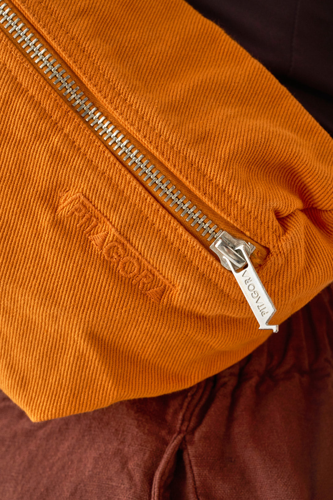 Orange fanny pack