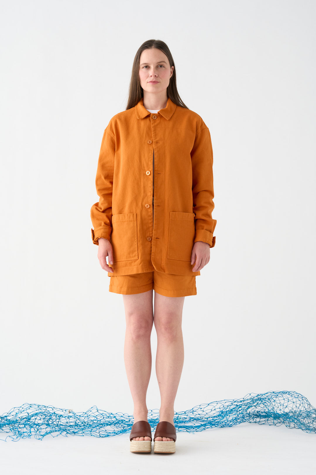 Orange overshirt