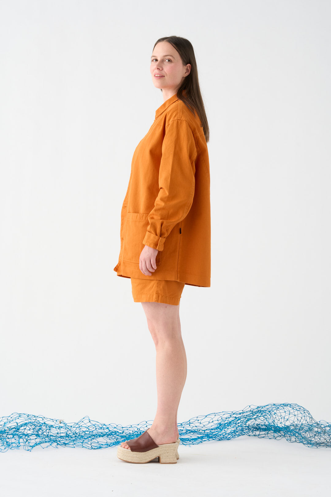 Orange overshirt