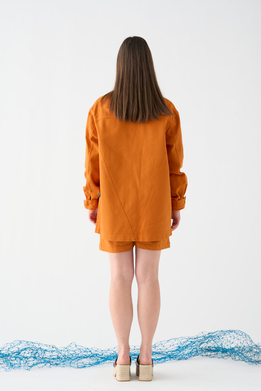 Orange overshirt