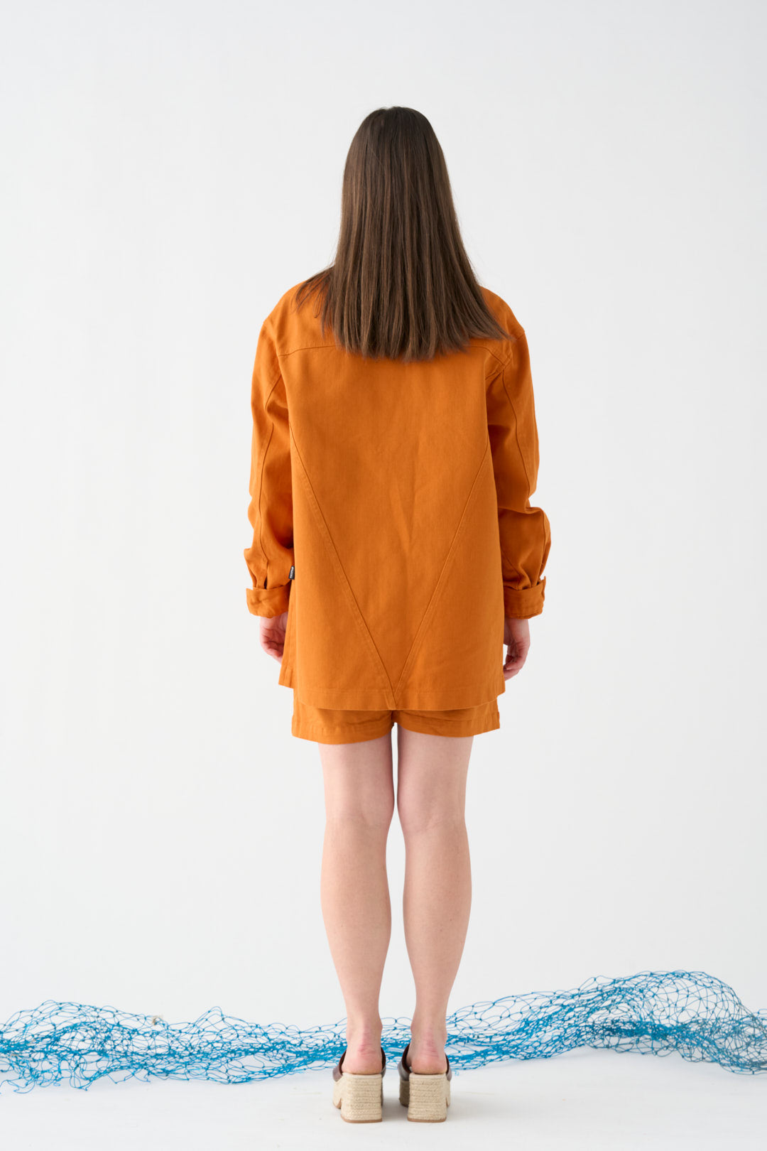 Orange overshirt