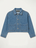 Sobrecamisa Crop Denim (PRE-VENTA)