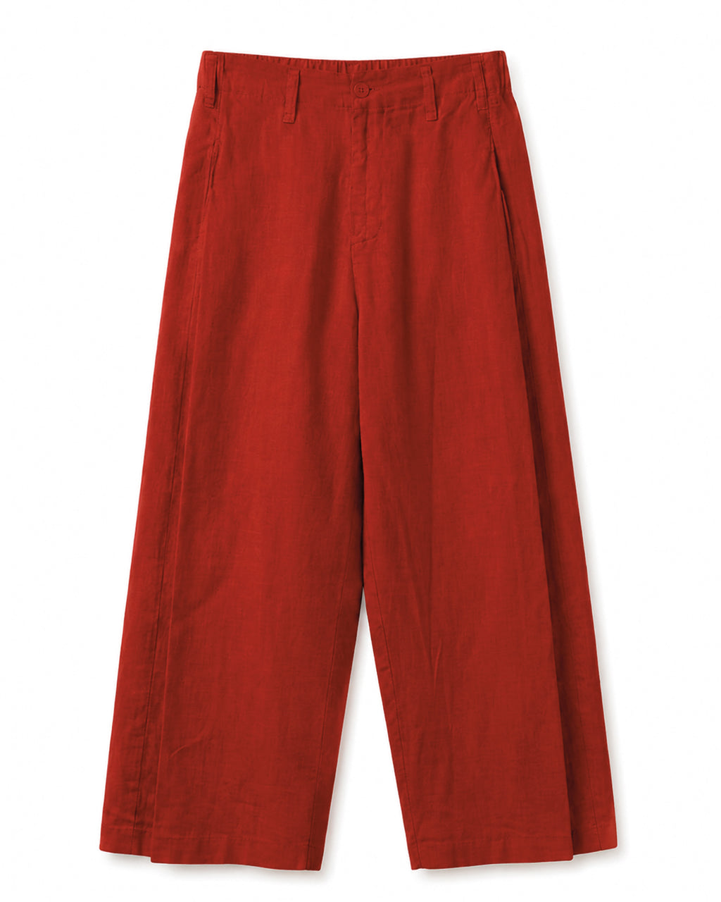 Gray wide-leg pants