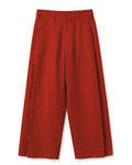 Gray wide-leg pants
